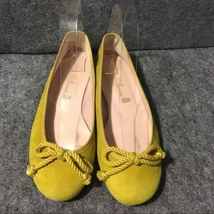 💖 Pretty Ballerinas Mustard Yellow Ballet Flats